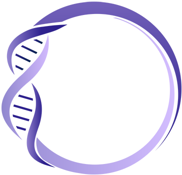 Dieses Bild zeigt eine stilisierte Darstellung einer Doppelhelix