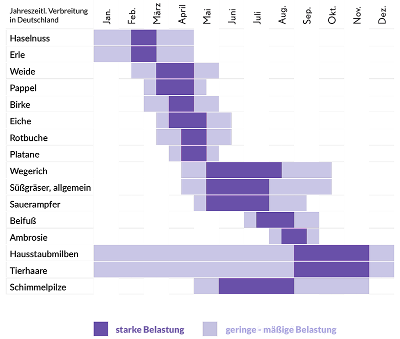 Pollenflugkalender